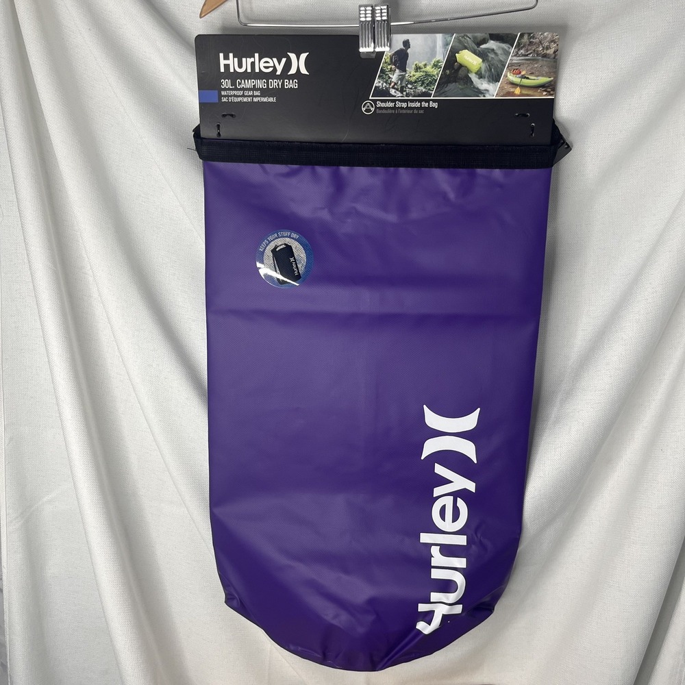 Hurley 30L Camping Dry Bag People Packable Waterproof Gear Bag NWT fisherman - Picture 1 of 4